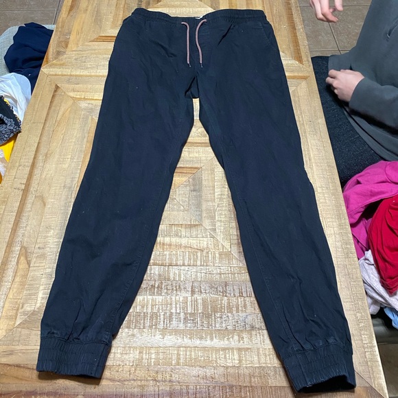 Black khaki joggers - Picture 1 of 5